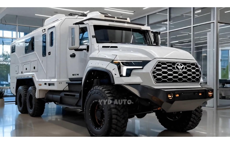 70万美元的“陆地巡洋舰”房车来了！2026款丰田HikeCruze 6×6来了