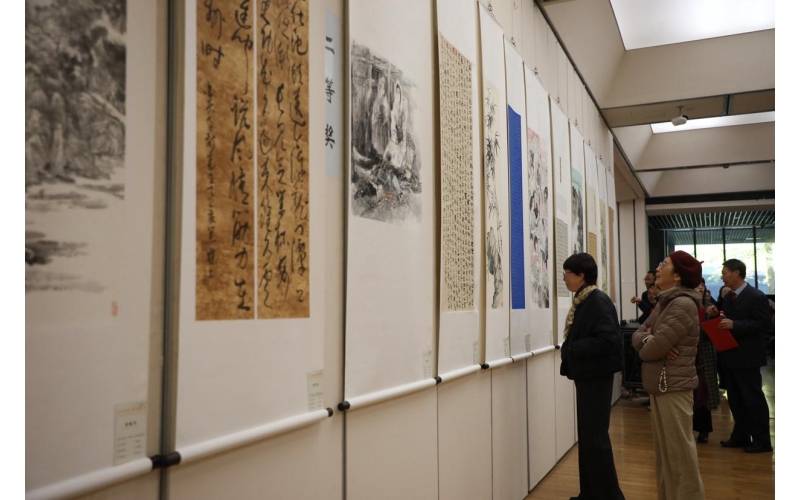 “山水共富・银龄绘梦”杭州市老年书画摄影优秀作品展开幕